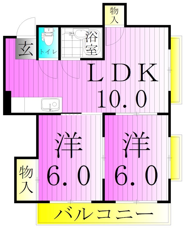 ユニバーサルマンション 間取り図