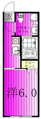 グランドメゾン 104号室 間取り