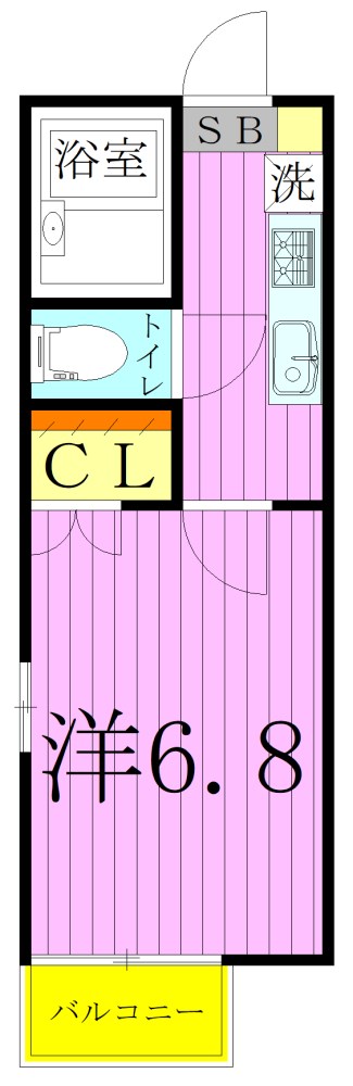 メゾンハピネス石井 間取り図