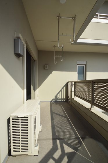 オアシスＦ棟 ベランダ