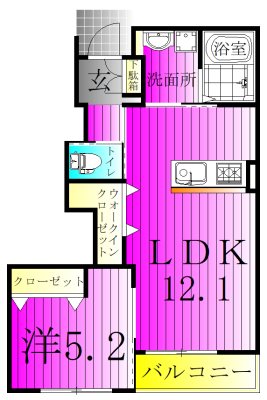 ポモドーロ～pomodoro～ 102号室 間取り