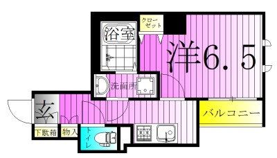 グランカーサ綾瀬 間取り図