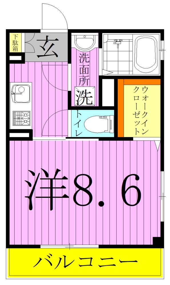 レジデンス・ミナ 間取り図