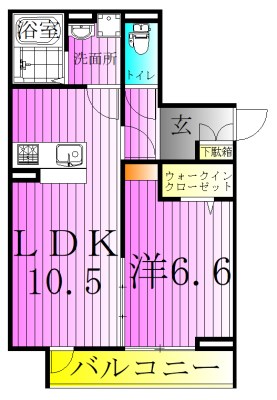 グラナーデ保木間 間取り図
