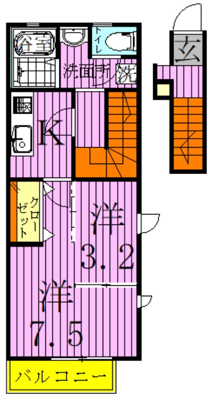 プランドール 間取り図