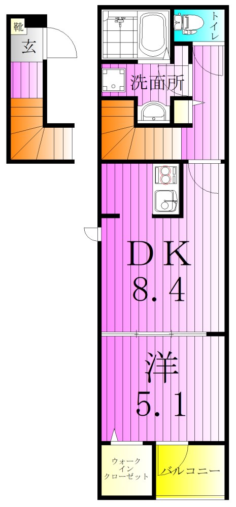 ラシュレ 間取り図