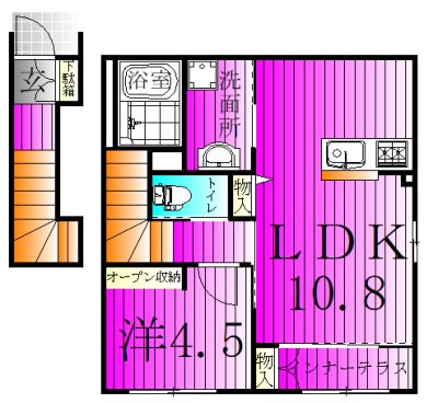 ECRIN～エクラン～ 201号室 間取り