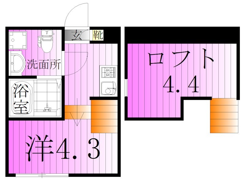グラン竹ノ塚 間取り図