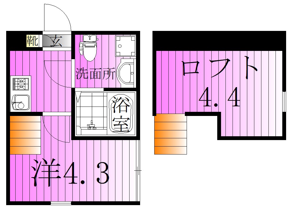 グラン竹ノ塚 間取り図