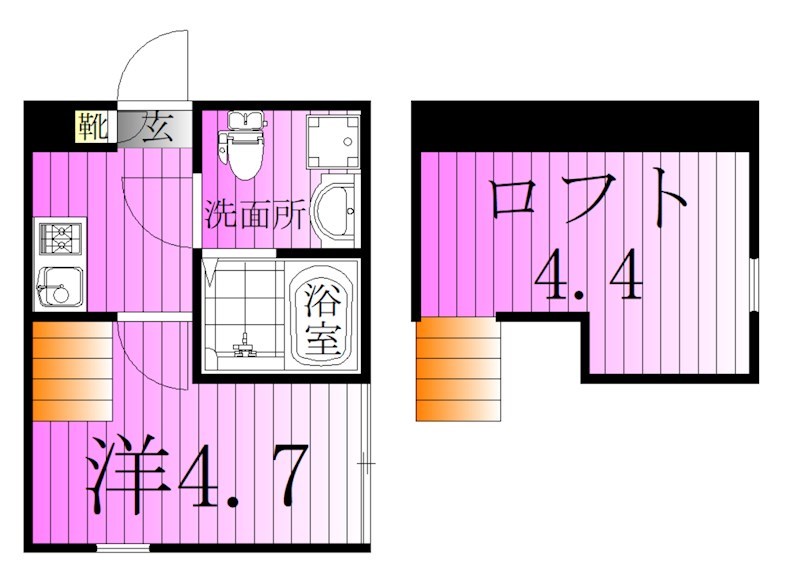 グラン竹ノ塚 間取り図