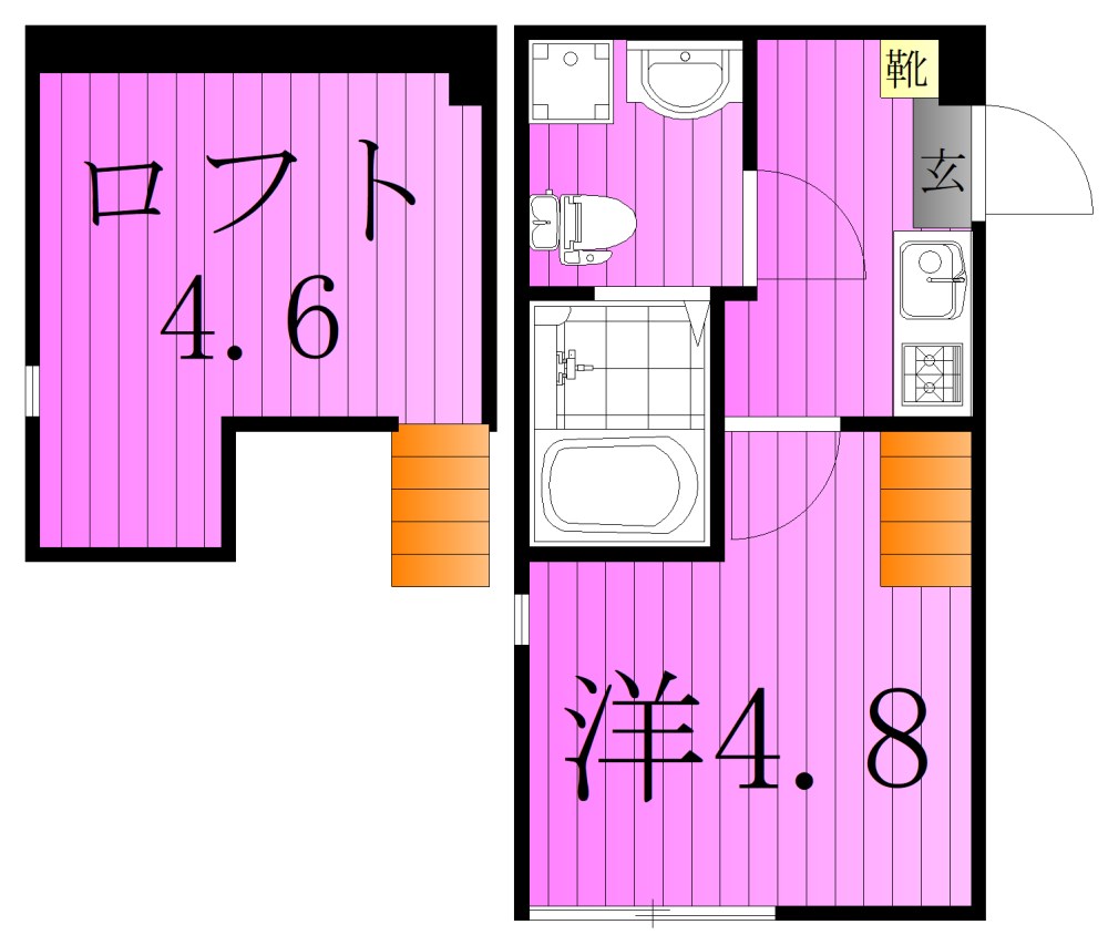 グラン竹ノ塚 間取り図