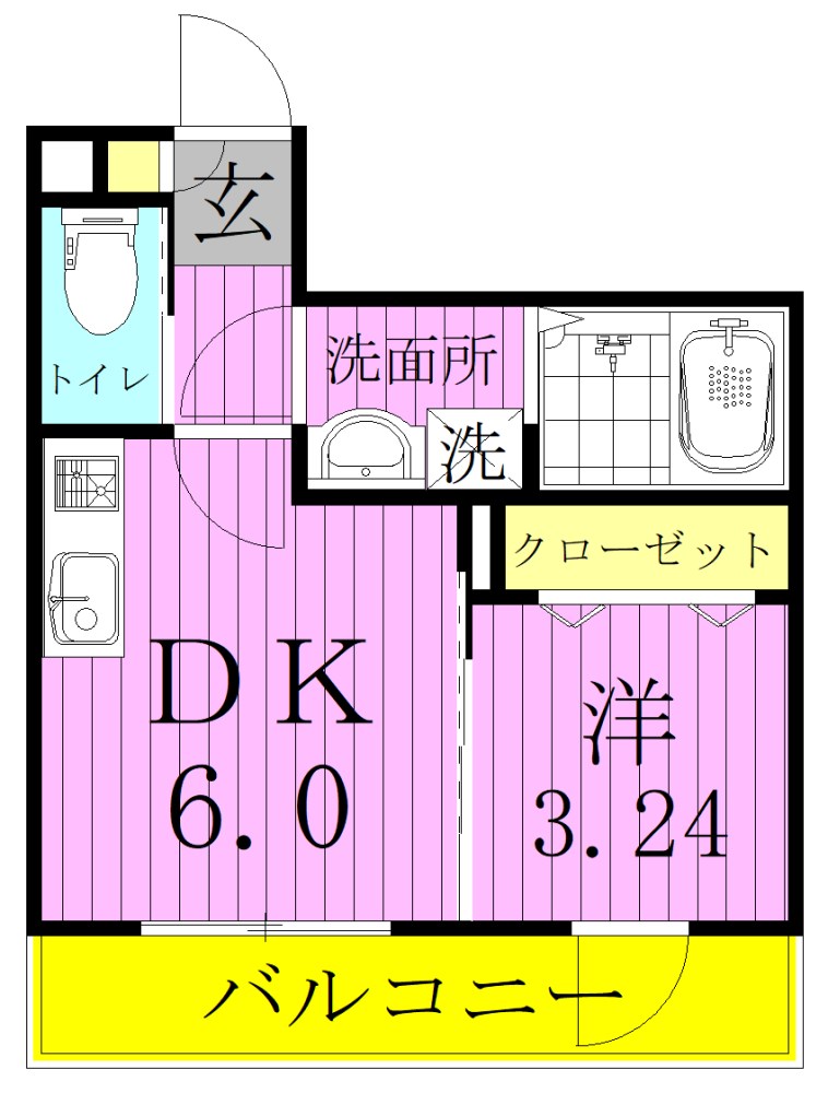 TOWN　HOUSE8 間取り図