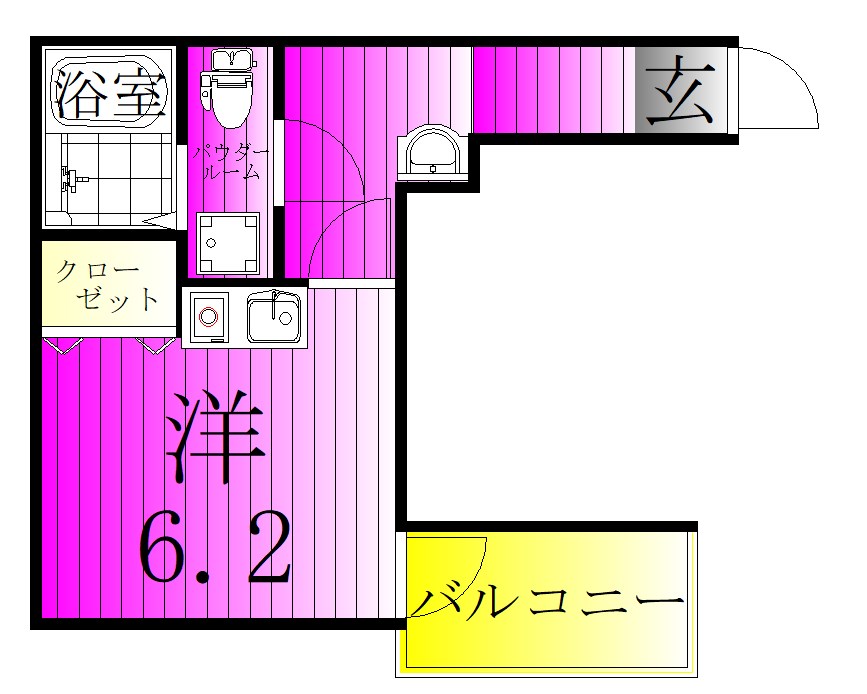 セレーノ舎人 間取り図