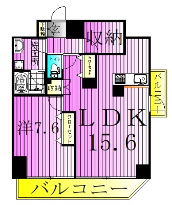 プライムアーバン千住 間取り図