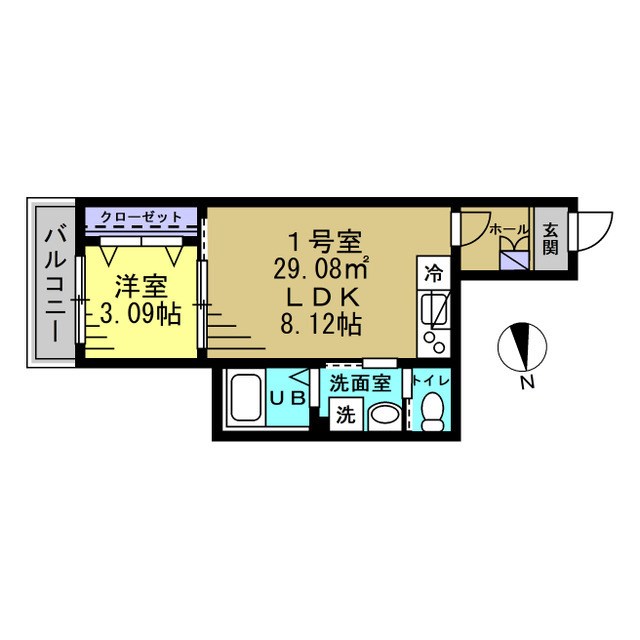 TKP新松戸Ⅰ 201号室 間取り
