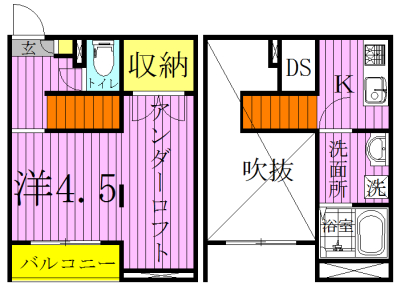 La・Venus 102号室 間取り