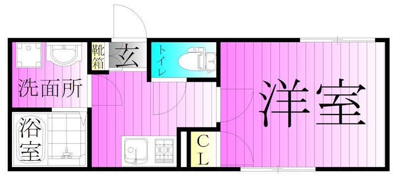 レジデンシア鹿浜 間取り図