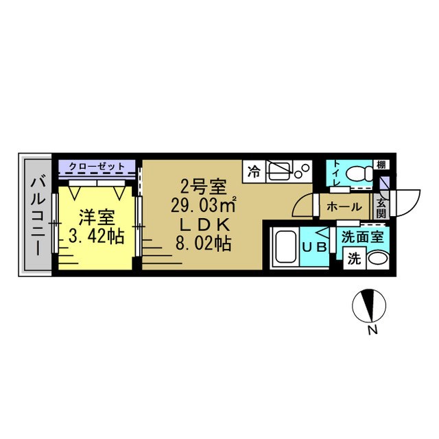 TKP新松戸Ⅰ 204号室 間取り