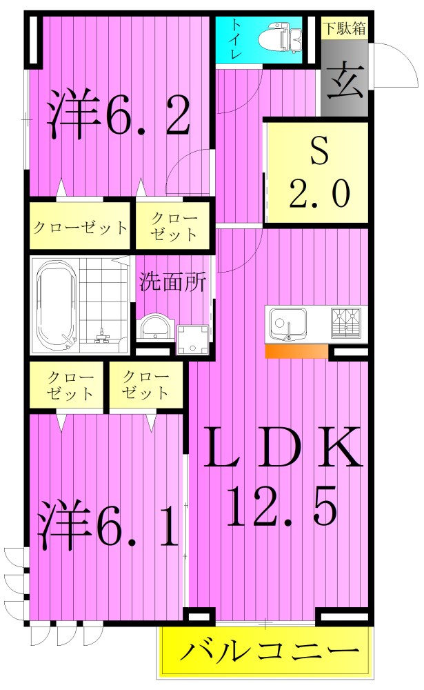 Nagaya Gate Site 間取り図