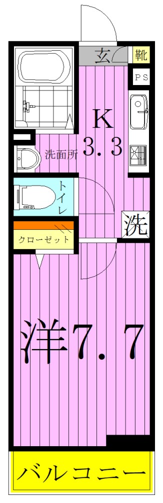 グランマイズミ  間取り図