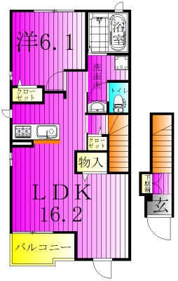 ブリーズ　アベニュー 201号室 間取り