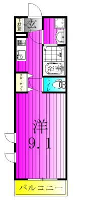 Magnolia cout　～マグノリアコート～　 301号室 間取り
