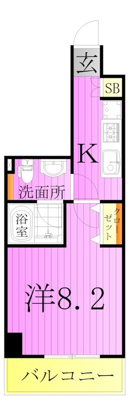 AZEST梅島 間取り図