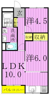 ヤマユウ第８ビル 502号室 間取り