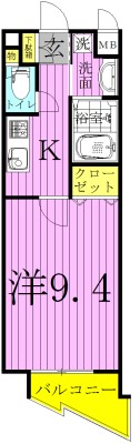 コンフォート・ティファニー 305号室 間取り