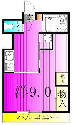 アルジェント 203号室 間取り
