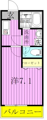 センターパーク馬橋Ⅲ 301号室 間取り