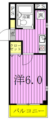 ユーゴーハイツ 401号室 間取り