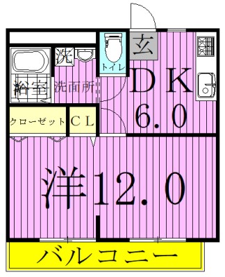 湖北ビル 502号室 間取り