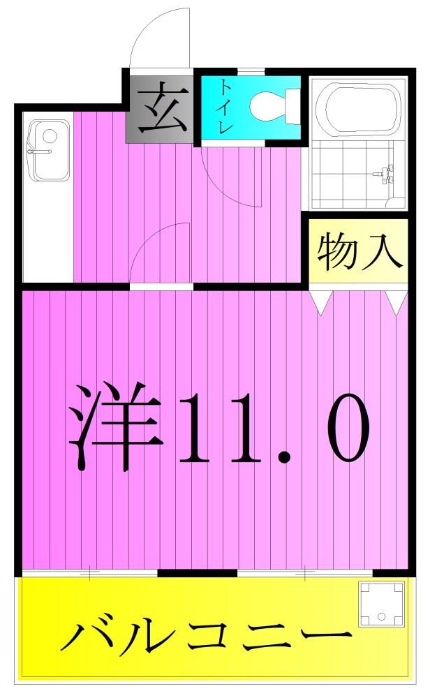 寿コーポ 間取り図