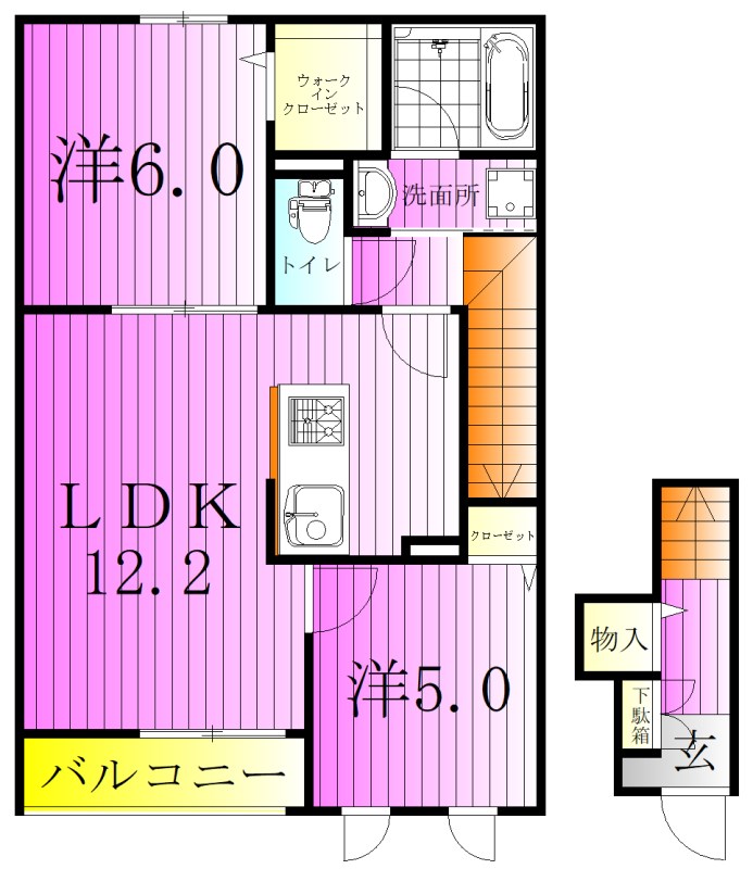 ノール西新井 間取り図
