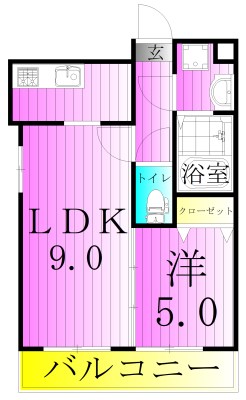 アーバーハイツ六町4丁目 間取り図