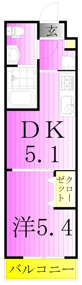 アーバーハイツ六町4丁目 間取り図