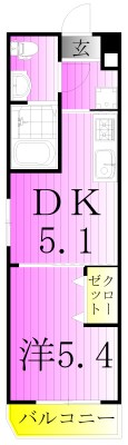アーバーハイツ六町4丁目 間取り図