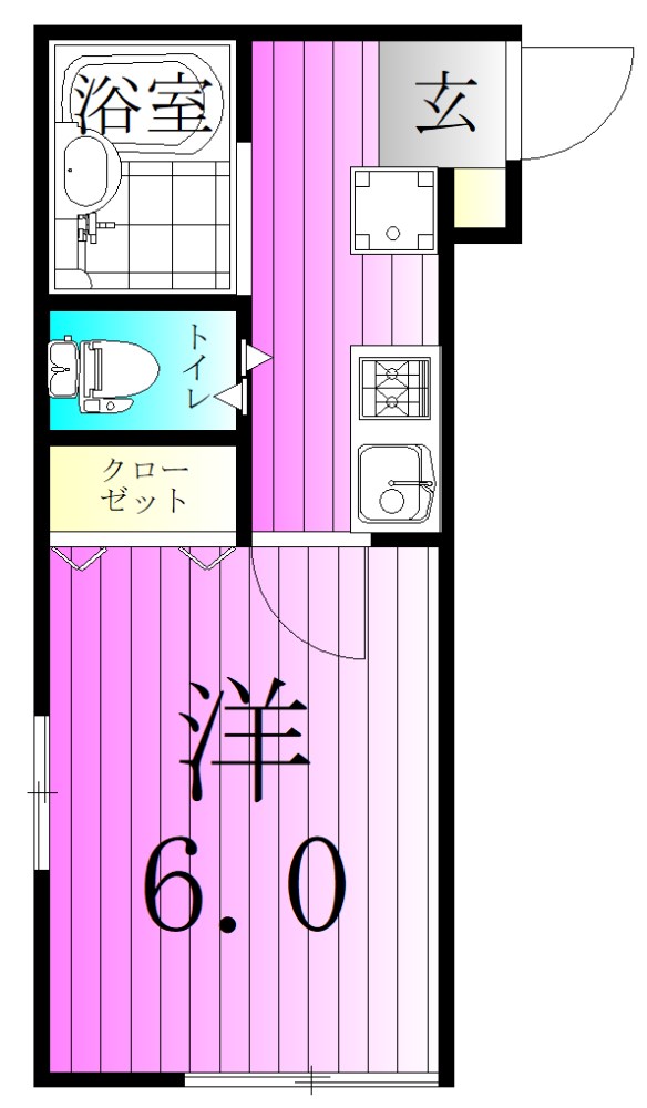 Rising　Gate 間取り図