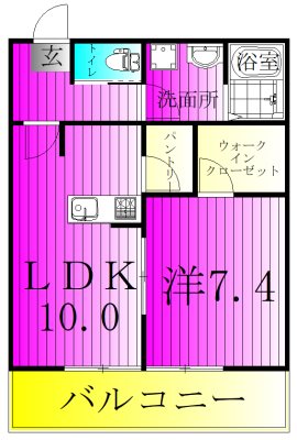 ハイセンチュリー 302号室 間取り