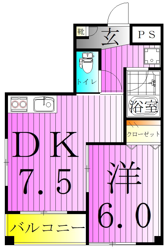 アクロポリス亀有 間取り図