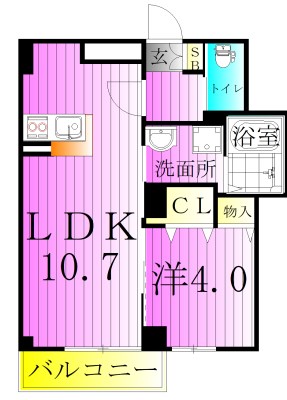 ファイブリーフウエスト 間取り図