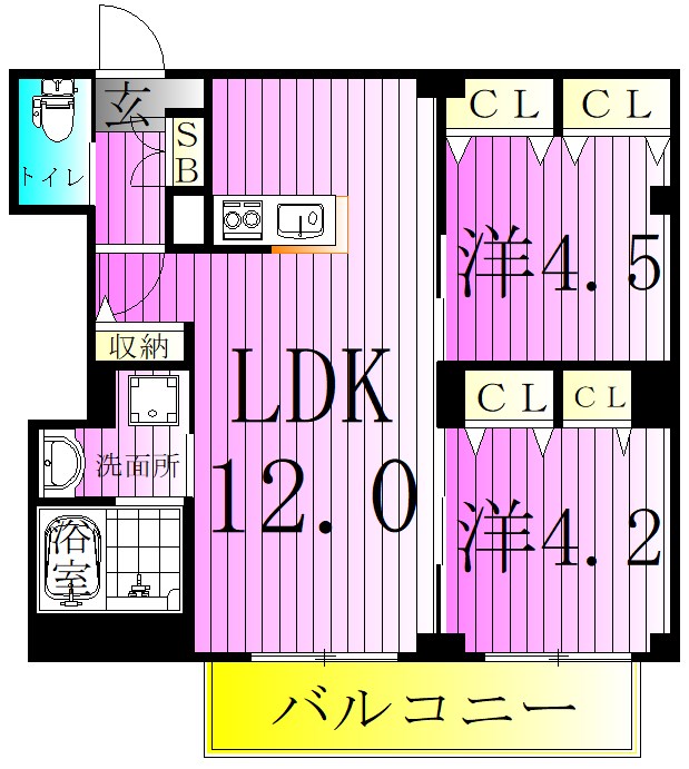 ファイブ リーフ ウエスト 間取り図