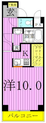ルネス・フィエスタ 305号室 間取り