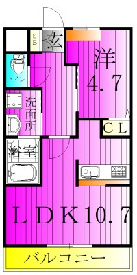 Favori　Piece　～ファヴォリピエス～ 201号室 間取り