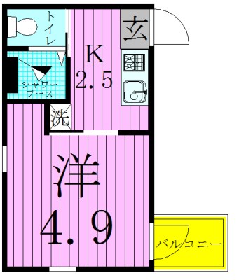 Ｌｅ　Ｃｉｅｌ　Ｂｌｅｕ 間取り図