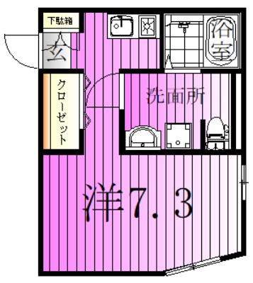 グランシャレー島根3丁目 間取り図