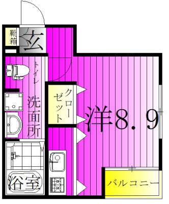 グランニール南流山Ⅲ 301号室 間取り