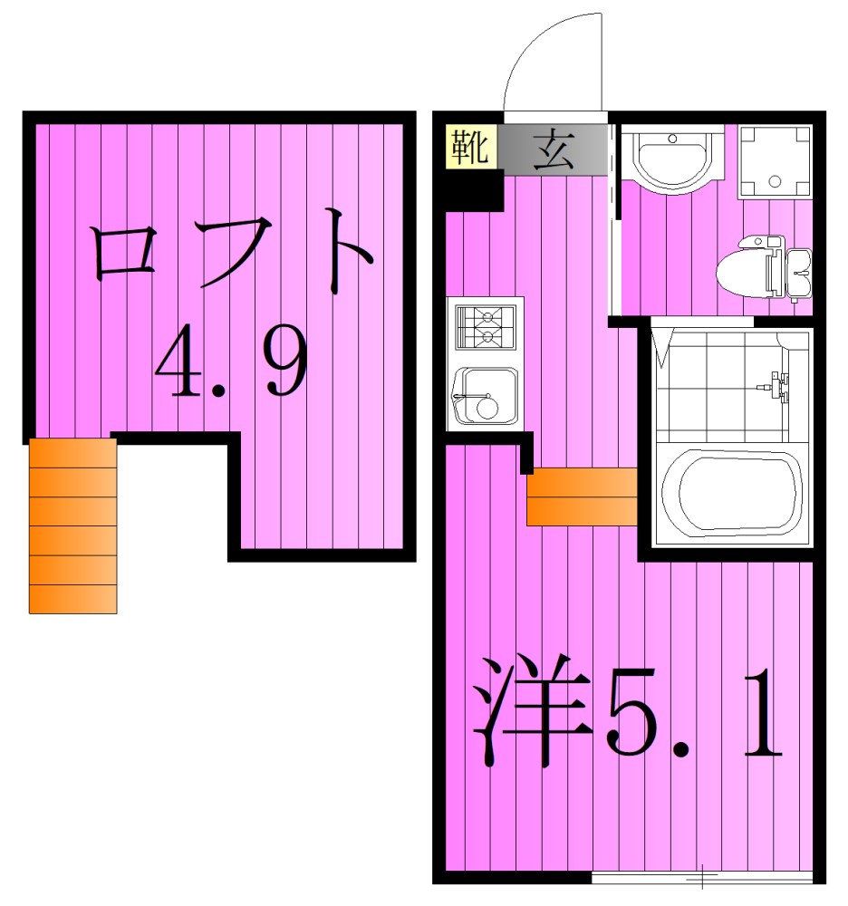 レグノテラス竹ノ塚 間取り図