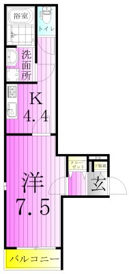 ミュオン北千住 間取り図